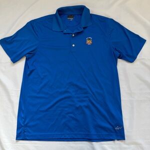 Greg Norman U.S. Open 2016 Oakmont Polo Blue Large Golf Top